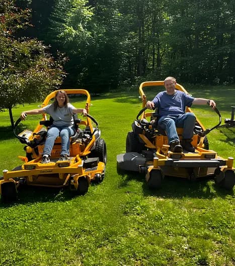 David and Amanda, founders of Trimming Edge
