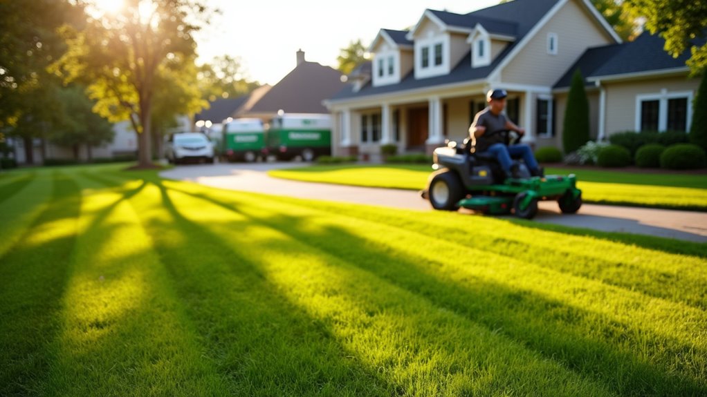lawn mowing service rates